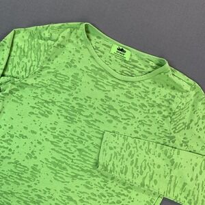 Crocs Shirt Womens M Green Long Sleeve Medical Apparel Base Layer Tee Scrub